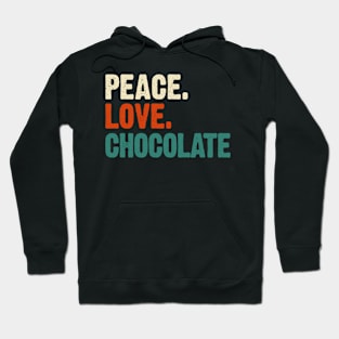 Peace Love Chocolate Mother Father Cacao Hoodie